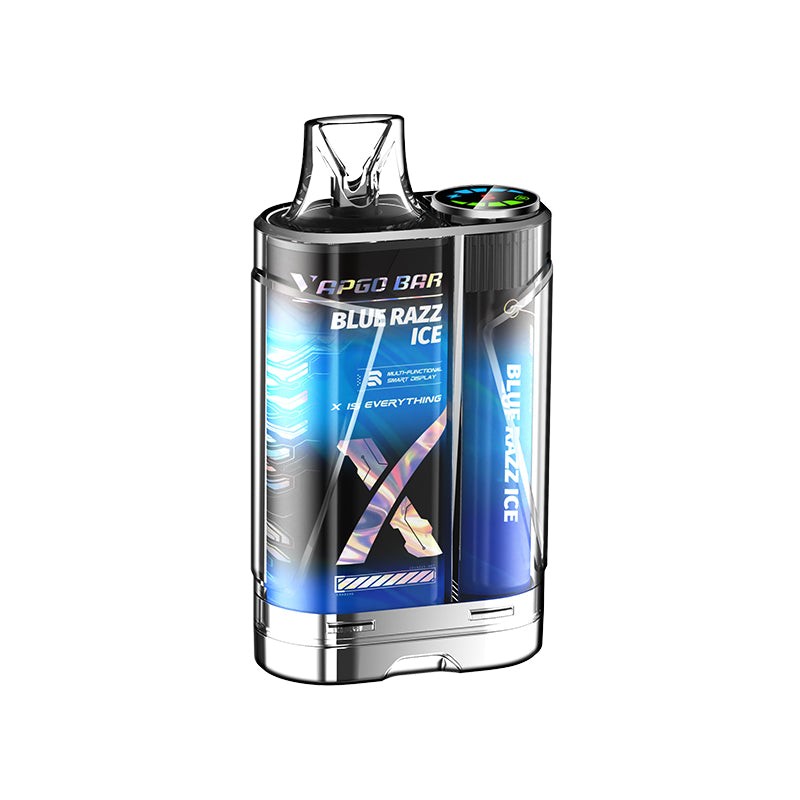 blue razz iced vapgo bar x 12000