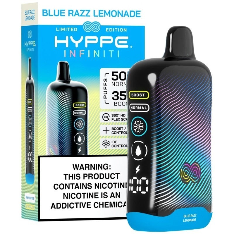 blue razz lemonade hyppe infiniti 50k