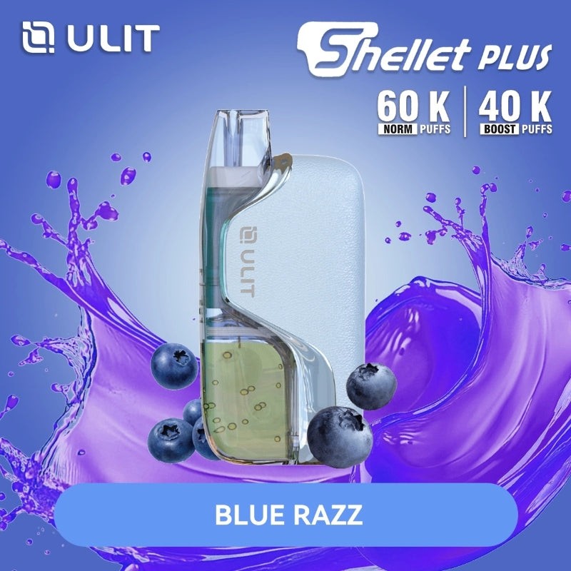 blue razz ulit shellet plus 60k