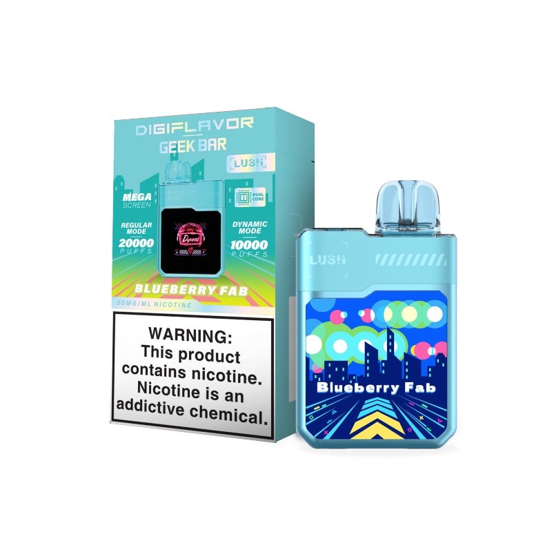 blueberry fab geek bar lush 20000