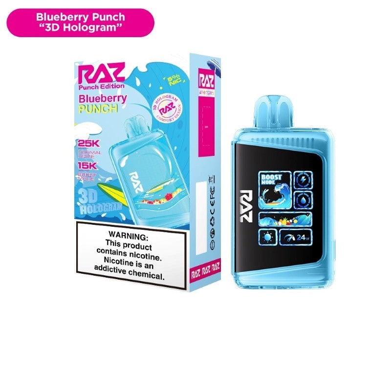 blueberry punch raz ltx 25k 3d hologram punch edition