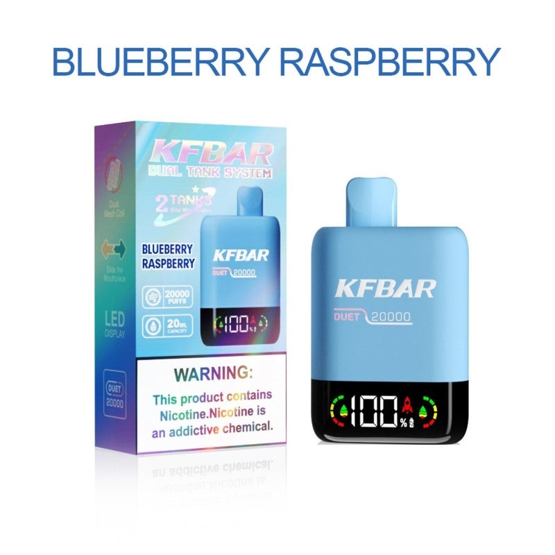 KFBAR Duet 20000 Double Tank Disposable Vape 20ml