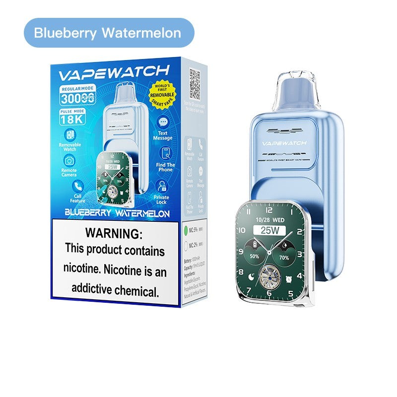 blueberry watermelon jnr vapewatch removable 30k