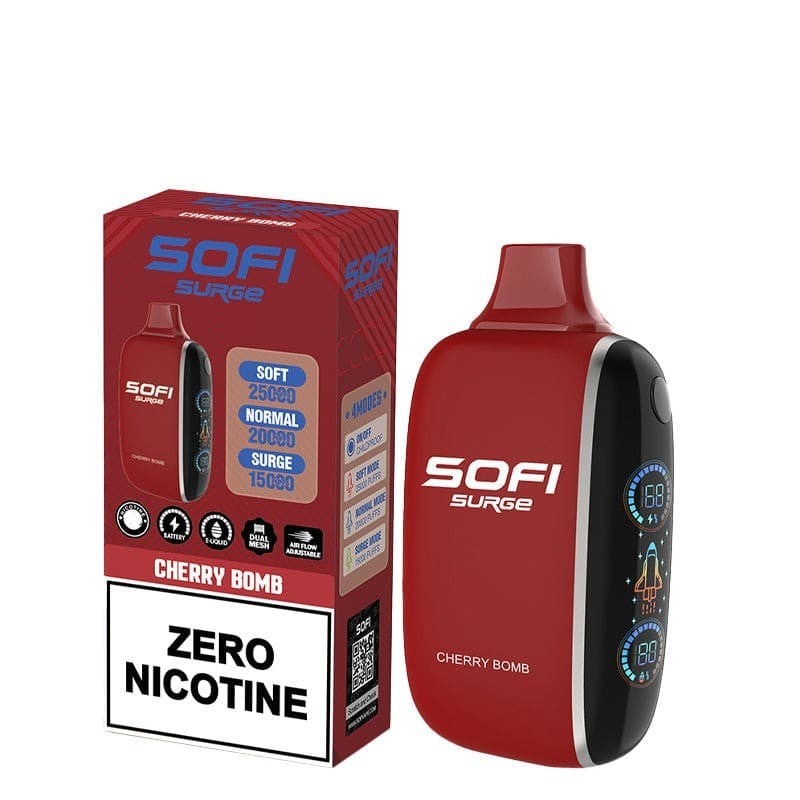 cherry bomb sofi surge 25000 zero nicotine