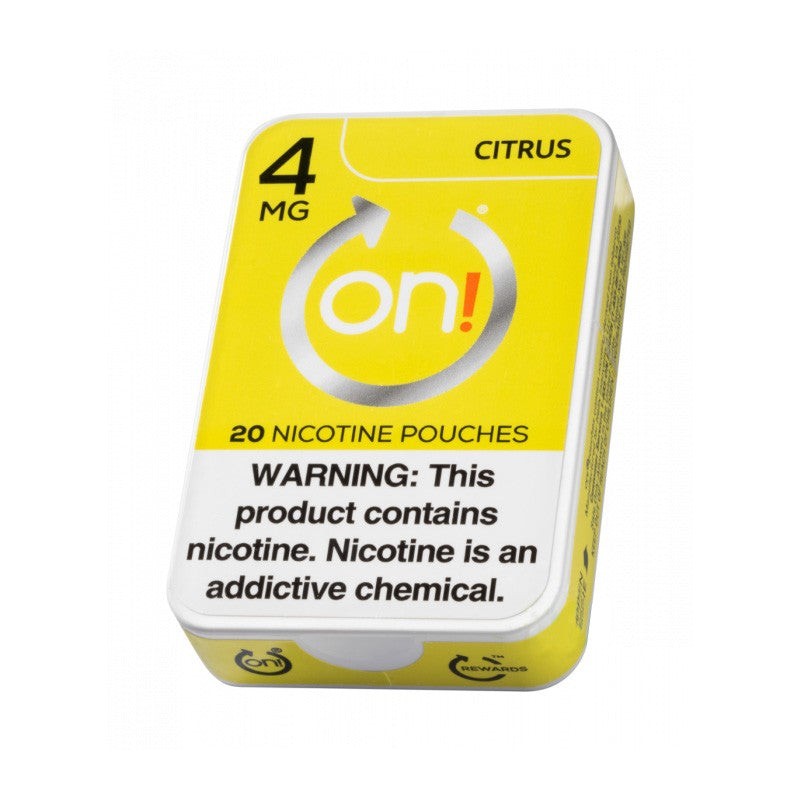 citrus 4mg on nicotine pouches