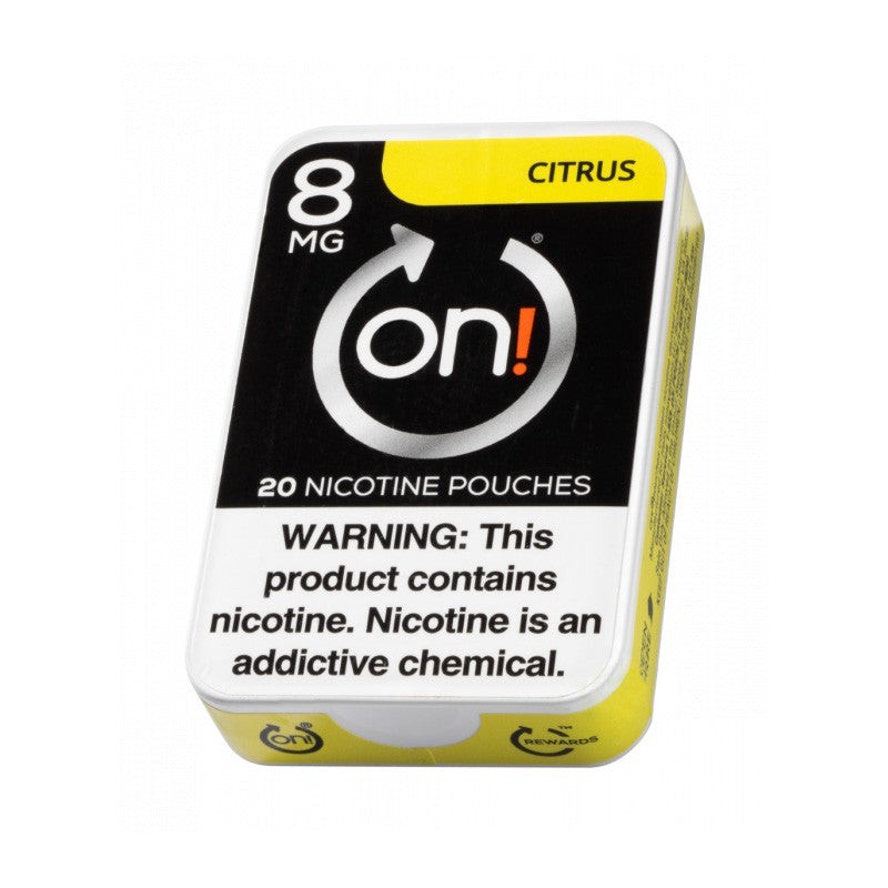 citrus 8mg on nicotine pouches