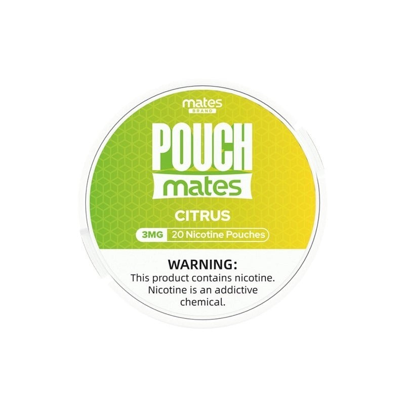 citrus mates brand pouchmate nicotine pouches 3mg