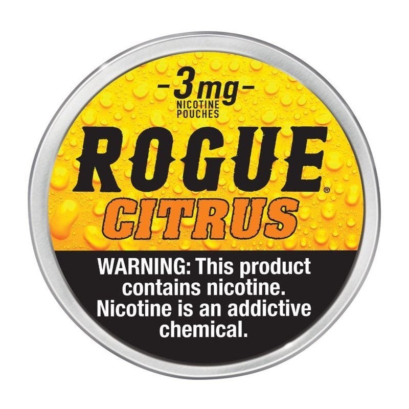 citrus rogue nicotine pouches 3mg