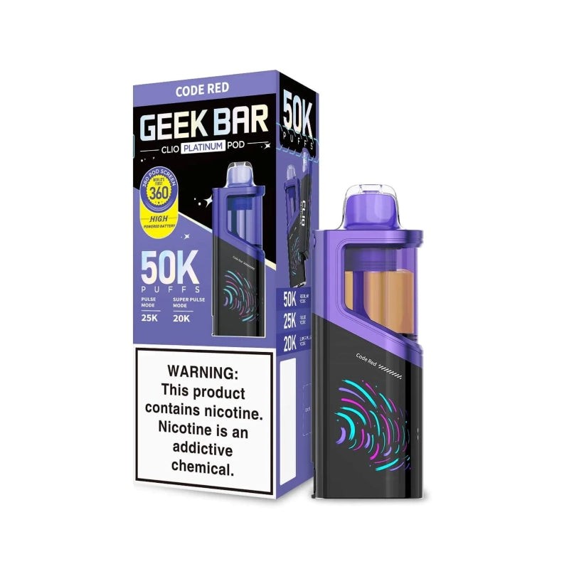 code red geek bar clio platinum 50k pod