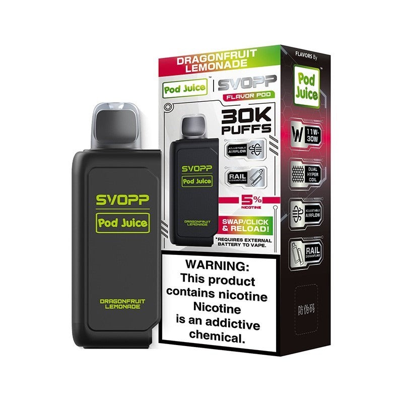 dragonfruit lemonade oxbar svopp pod 35k