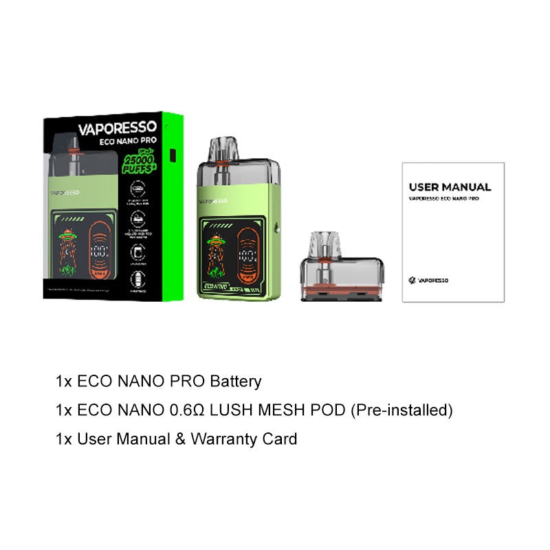 vaporesso eco nano pro package