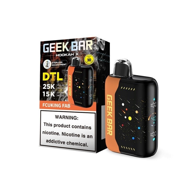 fcuking fab geek bar hookah x 25000