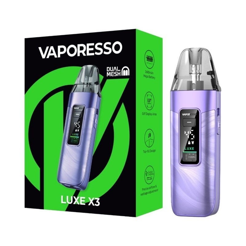 fluid purple vaporesso luxe x3
