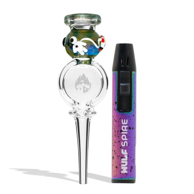 galactic wulf mods x empire glassworks honey straw