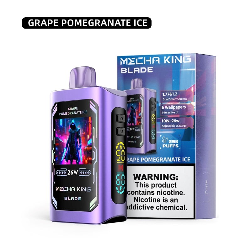 grape pomegranate ice mecha king blade 25000