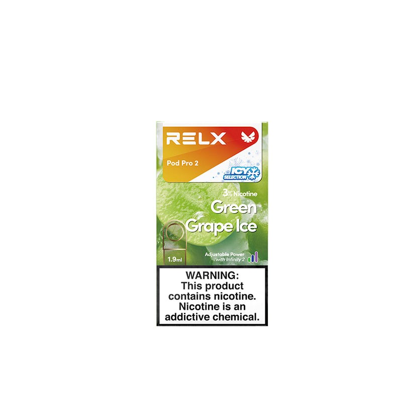 green grape ice relx pod pro 2 pod cartridge
