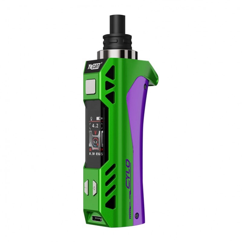 green purple yocan cylo wax pen vaporizer