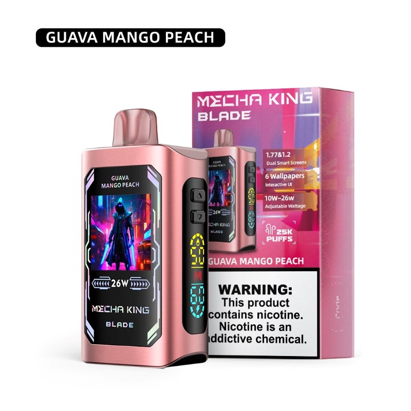guava mango peach mecha king blade 25k