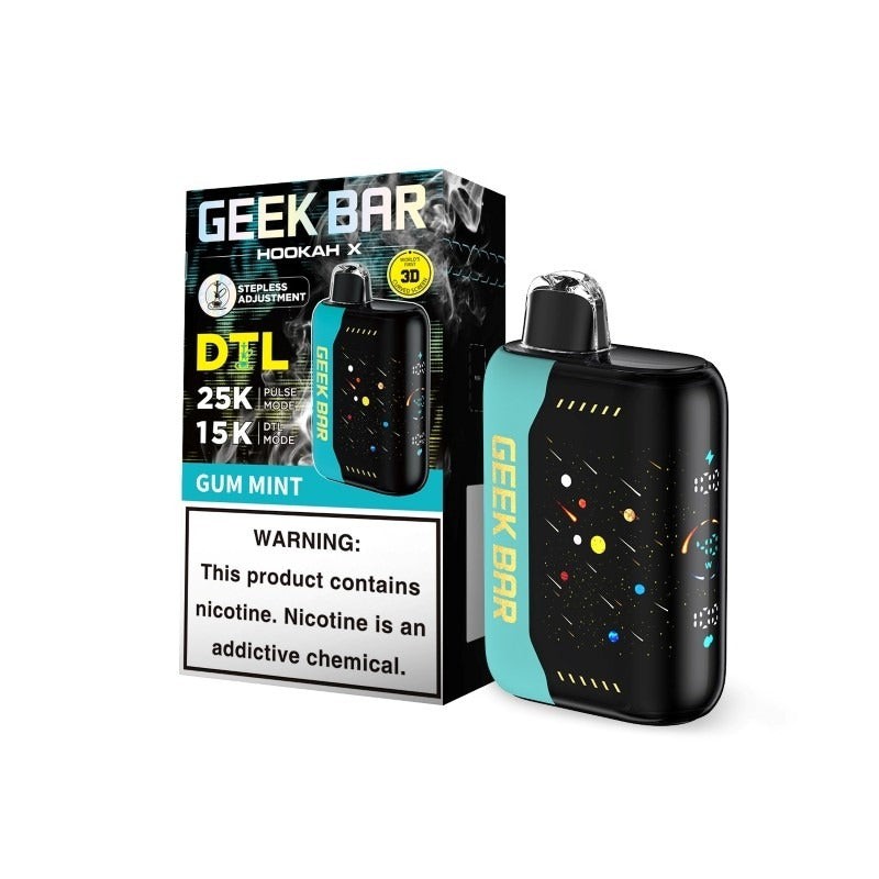 gum mint geek bar hookah x 25k