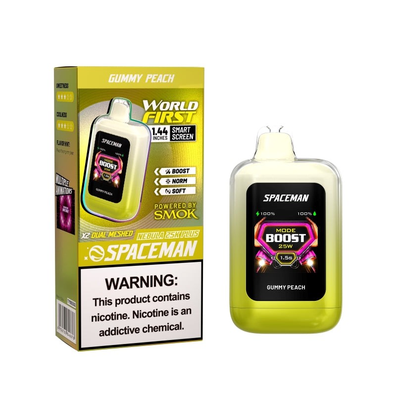 spaceman nebula 25k plus gummy peach