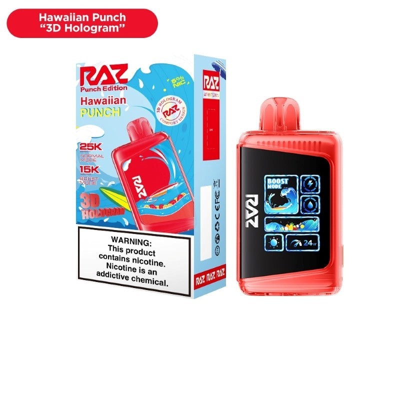 hawaiian punch raz ltx 25k 3d hologram punch edition