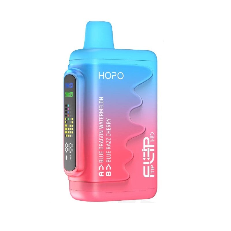 hopo fliptip hd 16000 blue dragon watermelon blue razz cherry