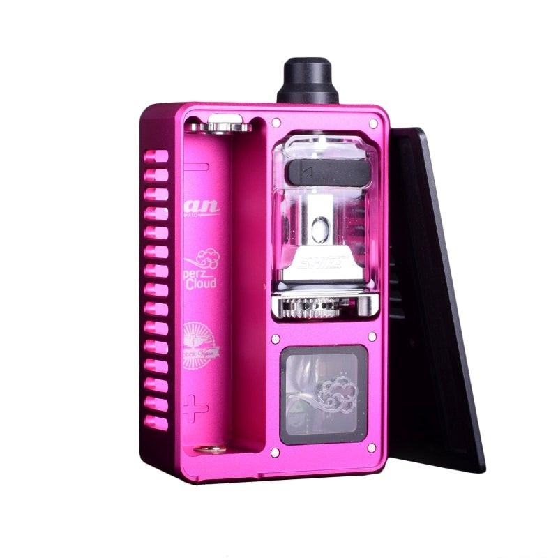 hot pink vaperz cloud x gerobak san aio dna80c