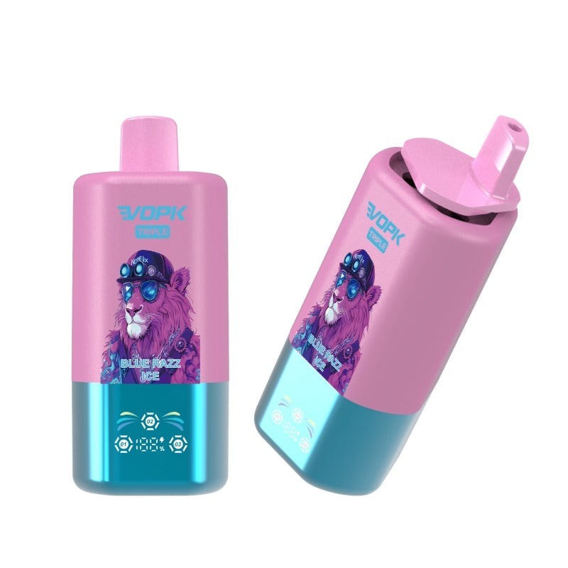 vopk triple 60k blue razz ice