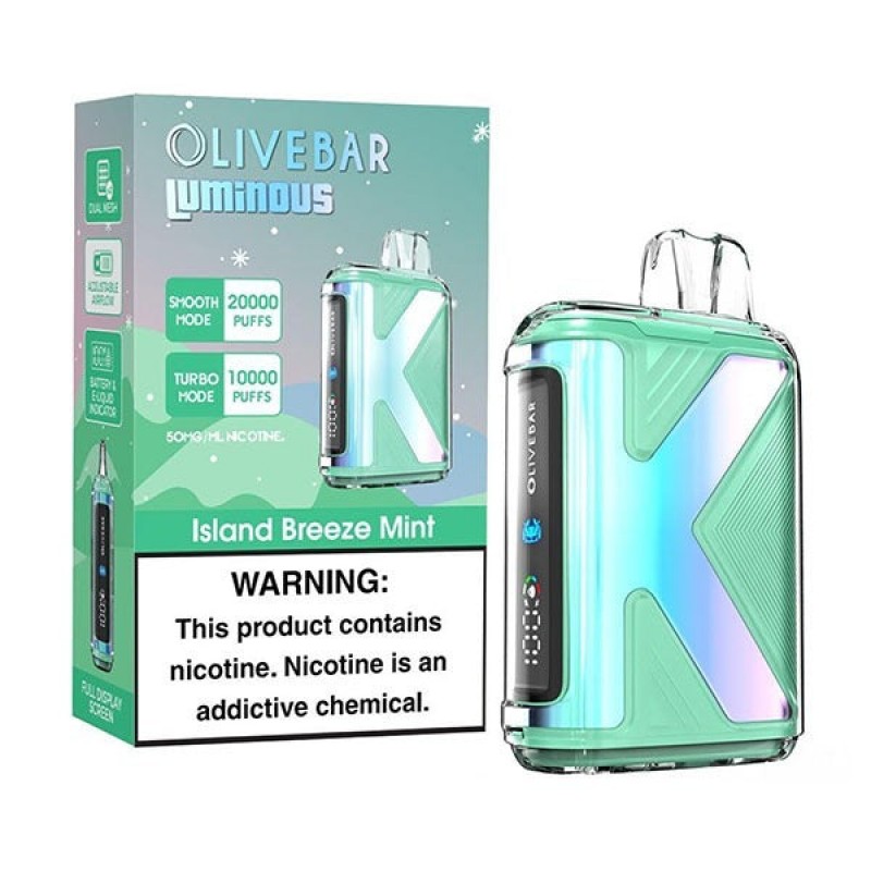 olive bar luminous 20k island breeze mint