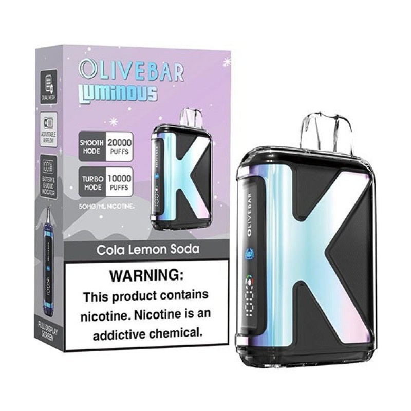 olive bar luminous 20k cola lemon soda