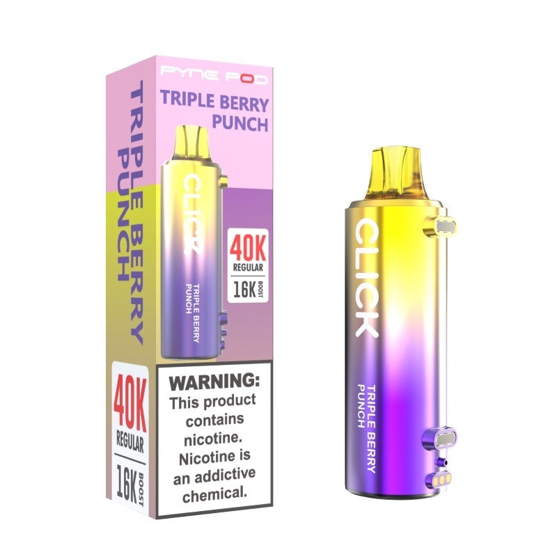 pyne pod click 40k pod triple berry punch