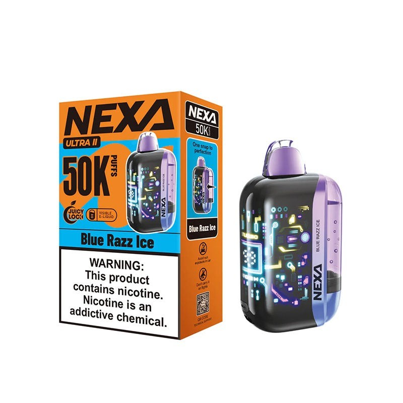 nexa ultra 2 50k blue razz ice