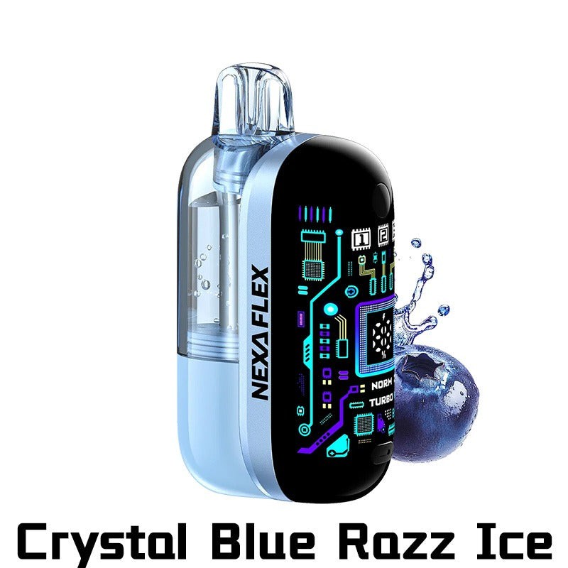 nexa flex 35k crystal blue razz ice