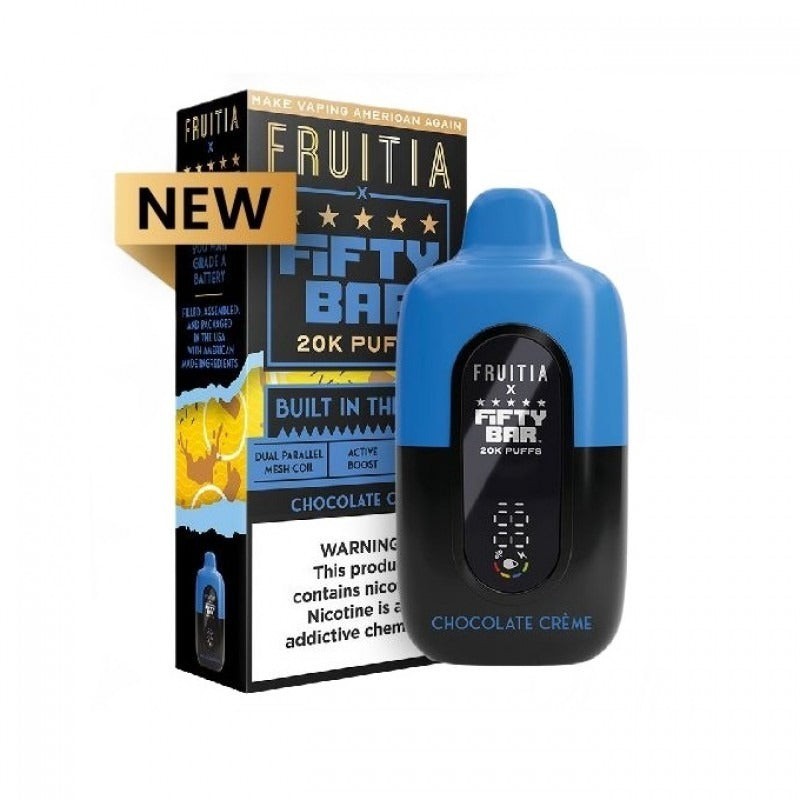 fruitia x fifty bar 20k chocolate creme