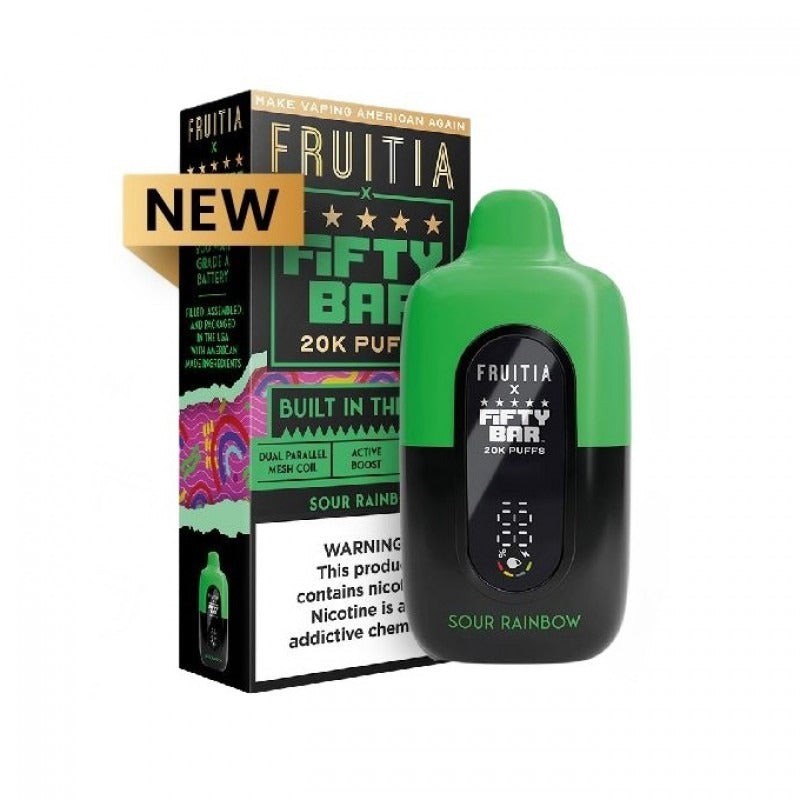 fruitia x fifty bar 20k sour rainbow