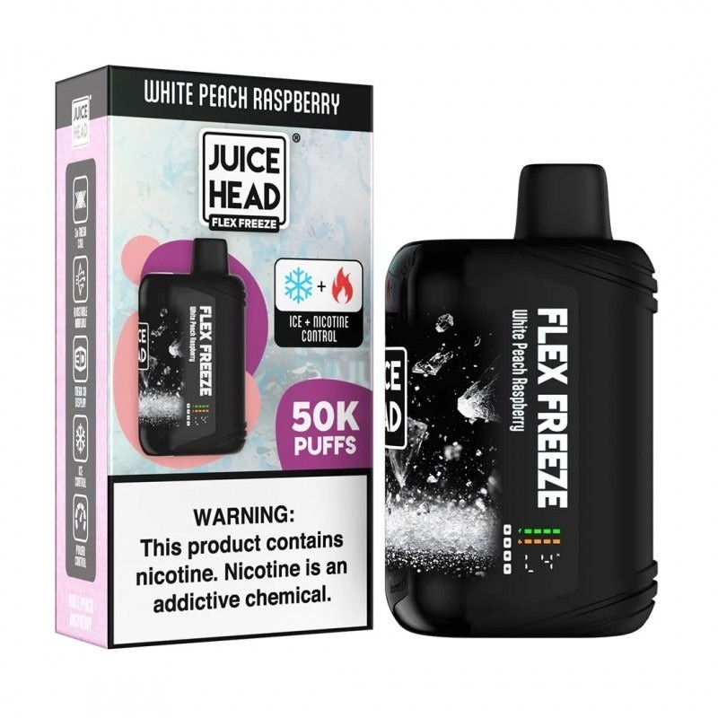 juice head flex freeze 50k white peach raspberry