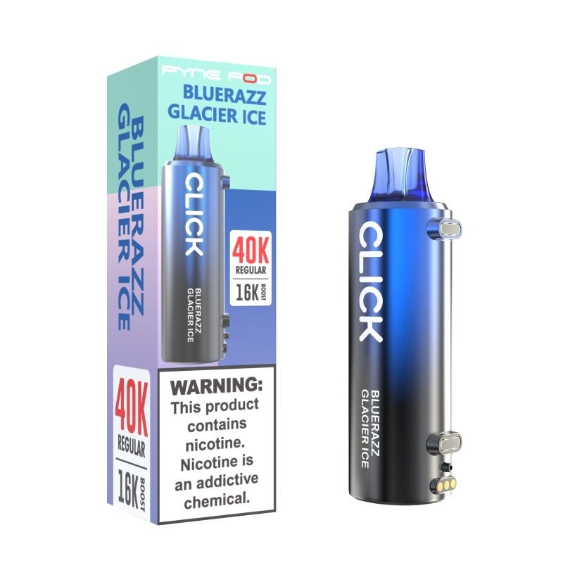 pyne pod click 40k blue razz glacier ice