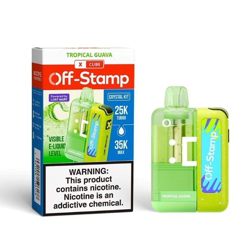 off stamp x cube crystal cube 35k tropical guava