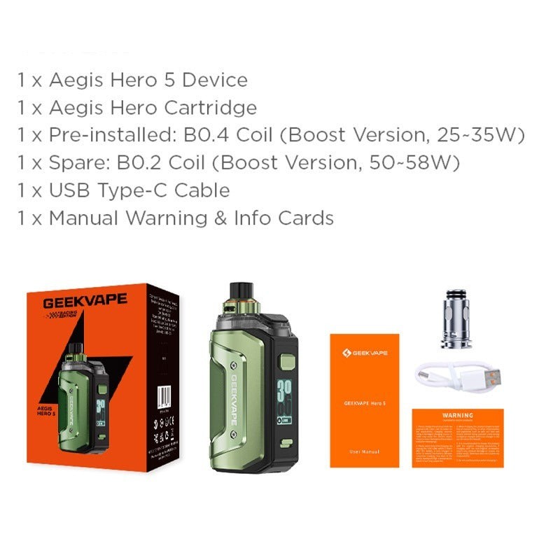 geekvape aegis hero 5 package