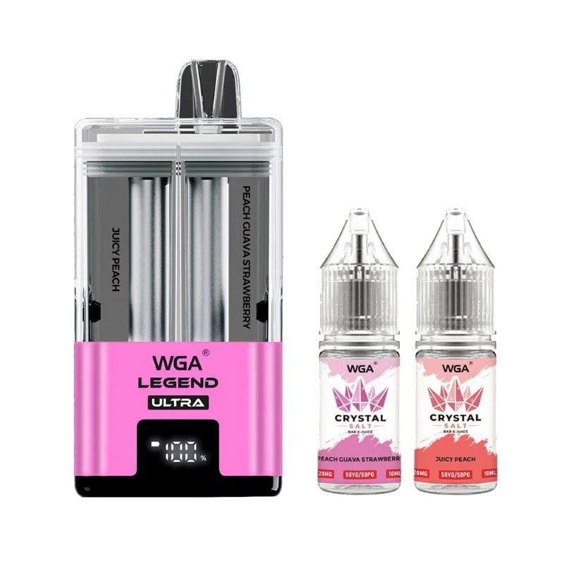 wga legend ultra 30k peach guava strawberry juicy peach