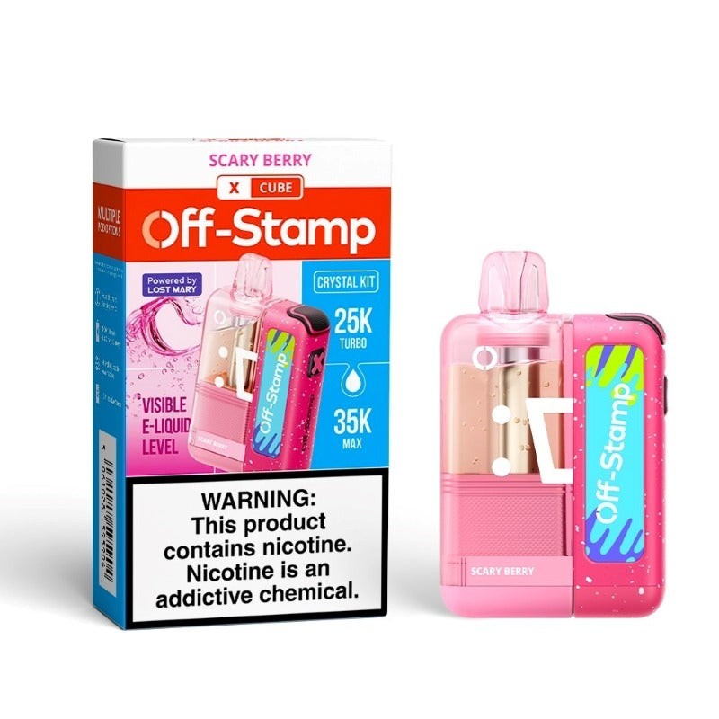 off stamp x cube crystal cube 35000 scary berry