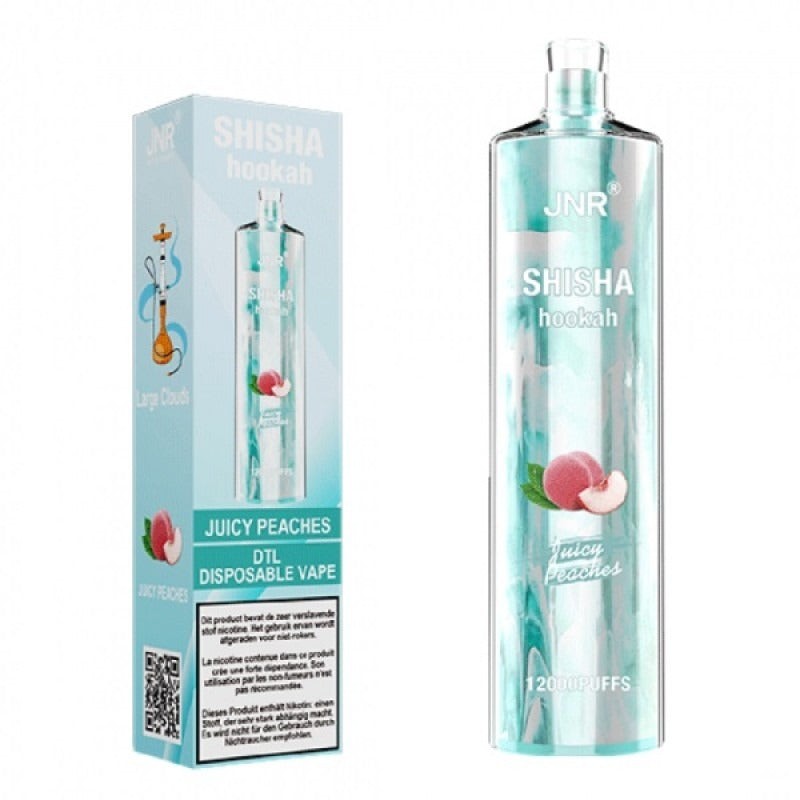 jnr shisha hookah 12k juicy peaches