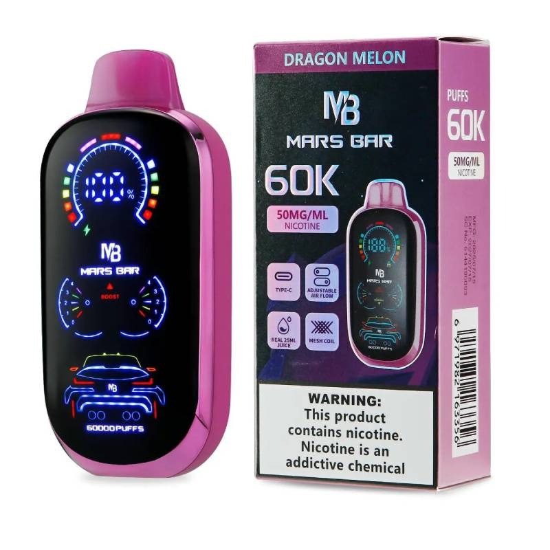mars bars vape dragon melon