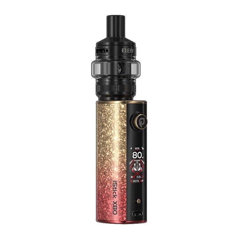 eleaf istick x80 red yellow gradient