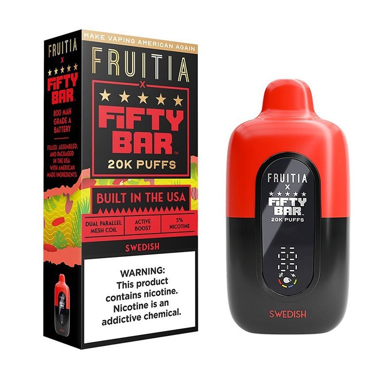 fruitia x fifty bar 20k swedish
