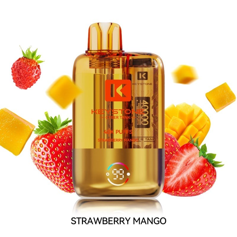 strawberry mango keystone cyber tank 40k zero nicotine