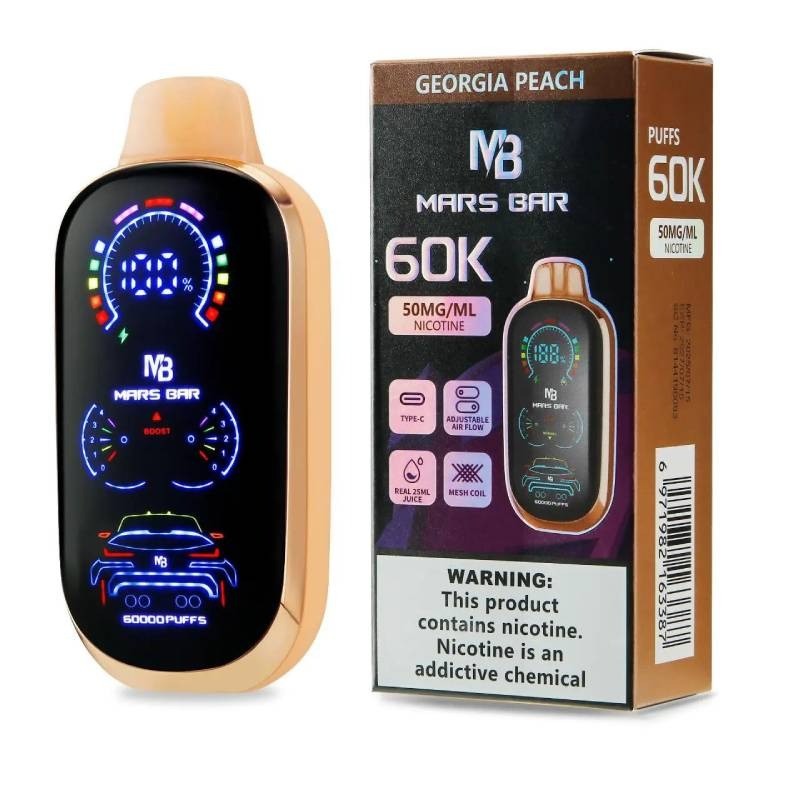mars bar vape 60000 puffs georgia peach