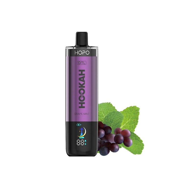 hopo hookah dtl 50000 grape mint
