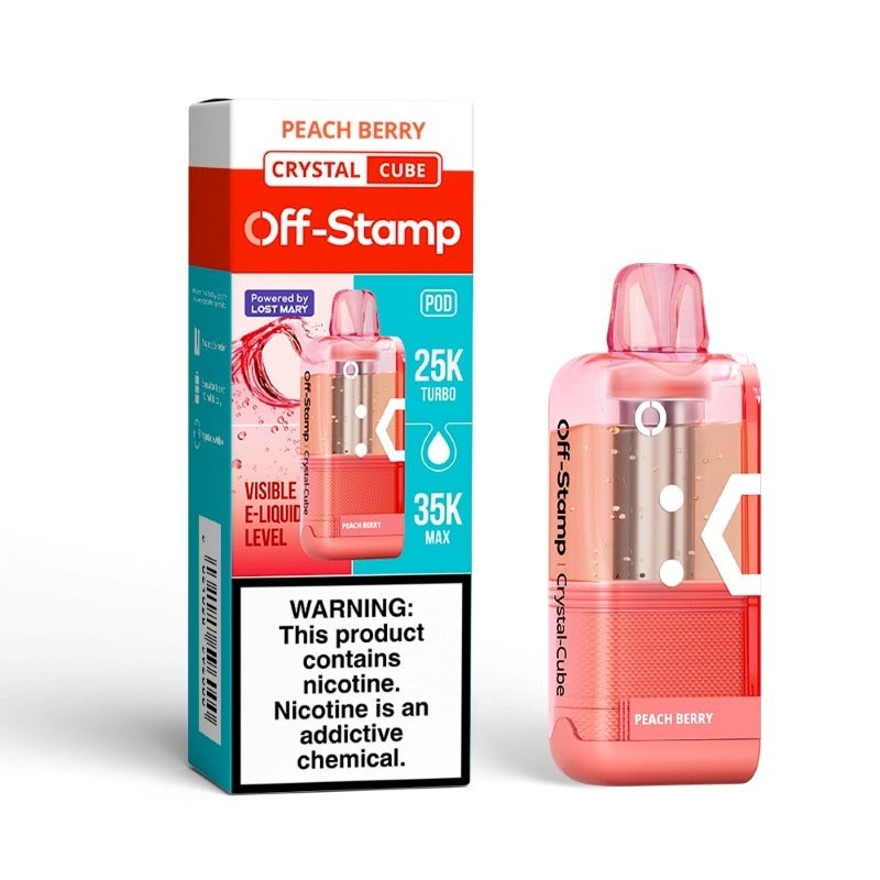 off-stamp x cube crystal cube 35k pod peach berry