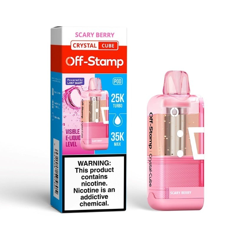 off-stamp x cube crystal cube 35k pod scary berry